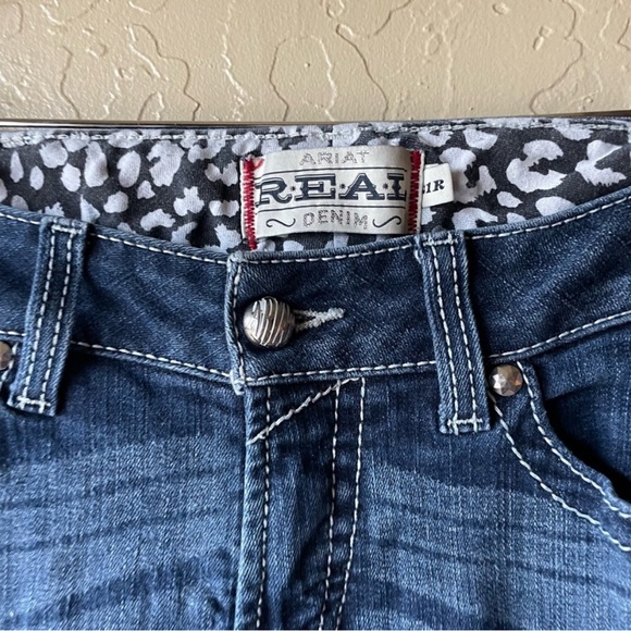 Ariat REAL Denim Whipstitch Riding Bootcut Jeans 31R - Picture 3 of 12
